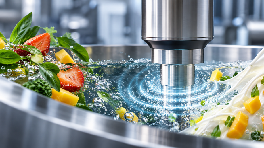 Ondas sonoras que transforman el procesamiento de alimentos